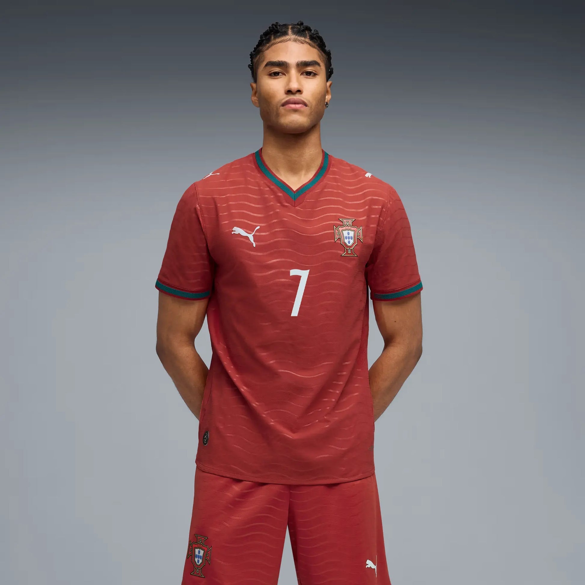 2026 Portugal Men's Authentic Home Ronaldo #7 Soccer Jersey  / Puma