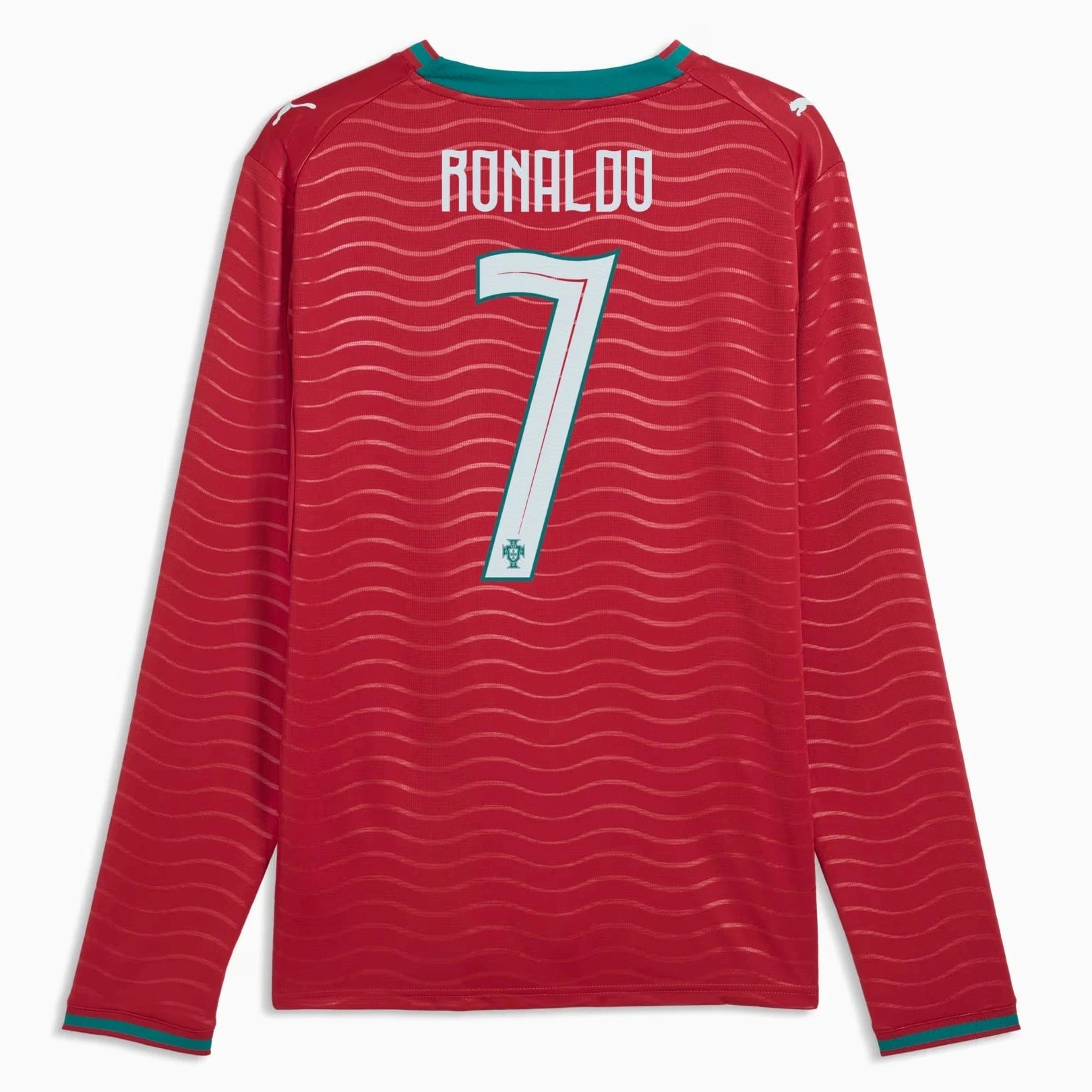 2026 Portugal Men's Stadium Home Ronaldo #7 Long-Sleeve Soccer Je  / Puma