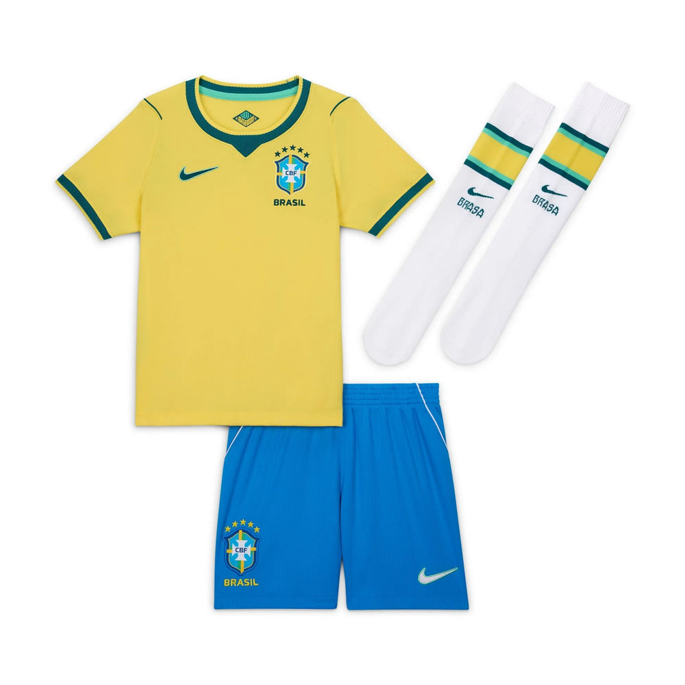 2026-27 Brazil Little Kids' Stadium Home Kit  / Nike