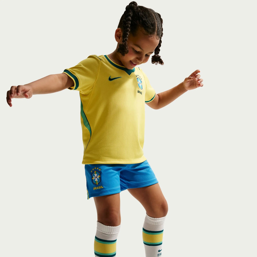 2026-27 Brazil Little Kids' Stadium Home Kit  / Nike