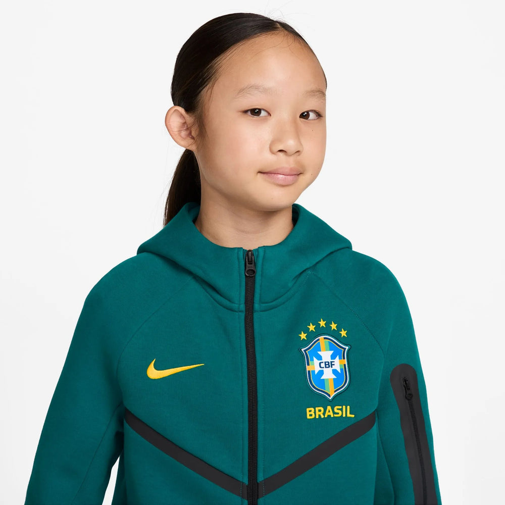2026-27 Brazil Youth Full-Zip Tech Fleece Hoodie  / Nike