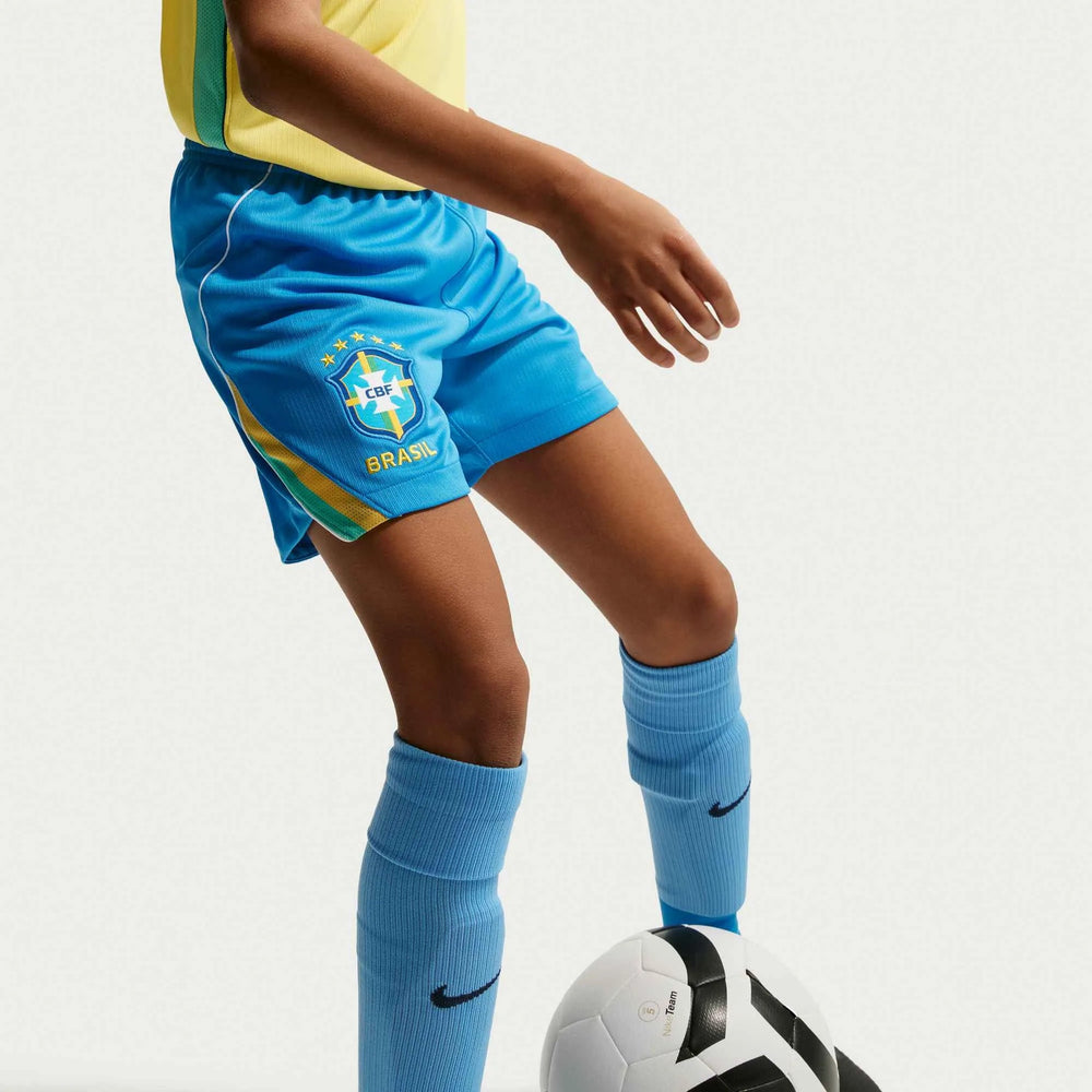 2026-27 Brazil Youth Stadium Home Shorts  / Nike