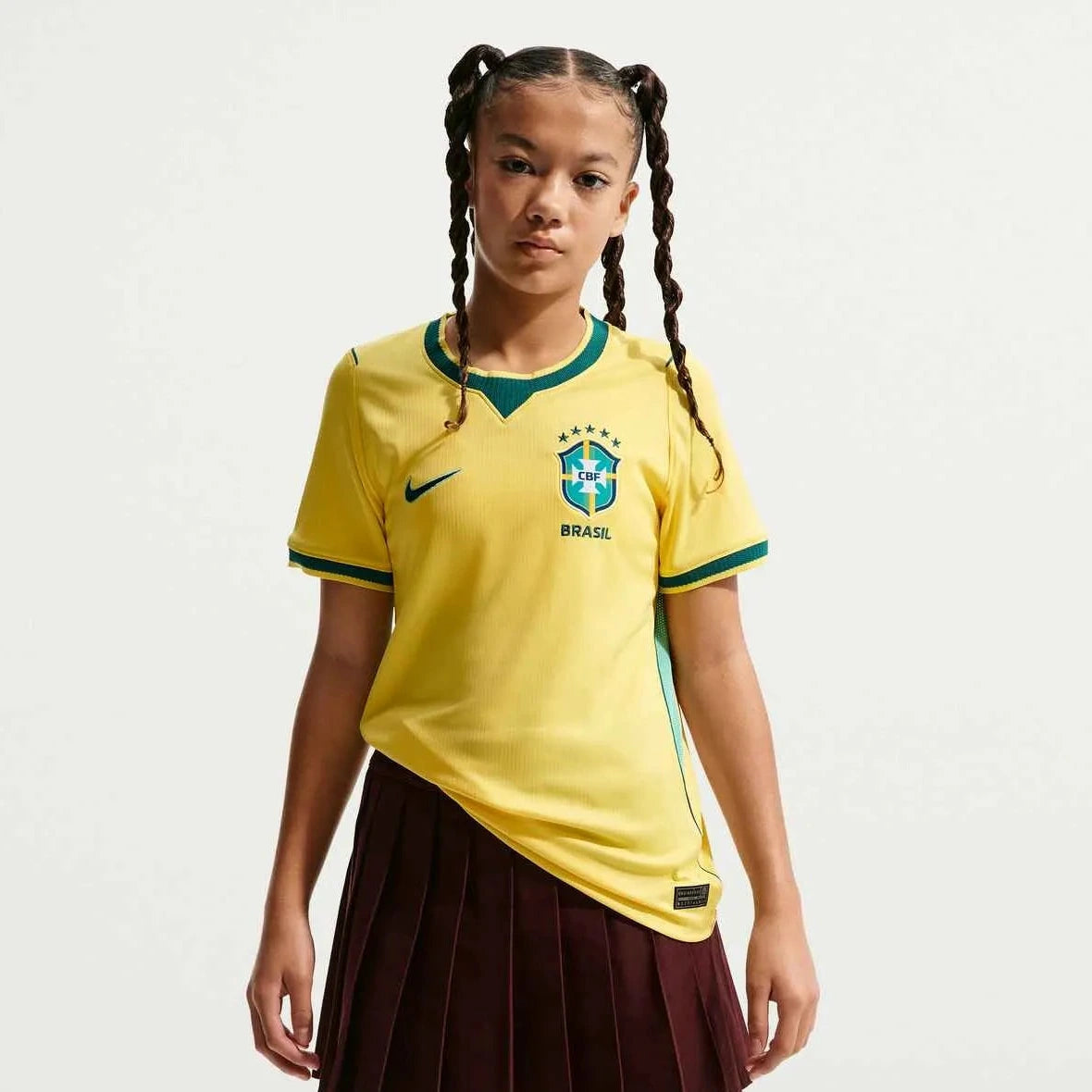 2026-27 Brazil Youth Stadium Home Soccer Jersey  / Nike