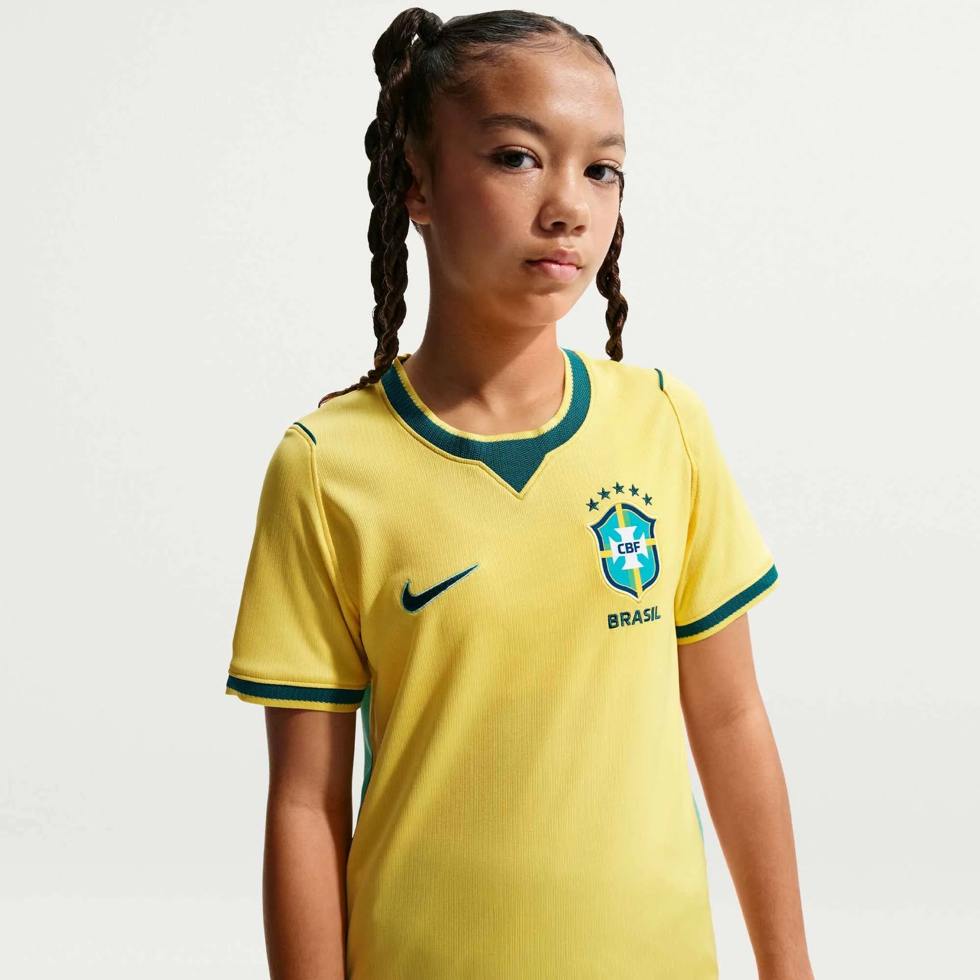 2026-27 Brazil Youth Stadium Home Soccer Jersey  / Nike
