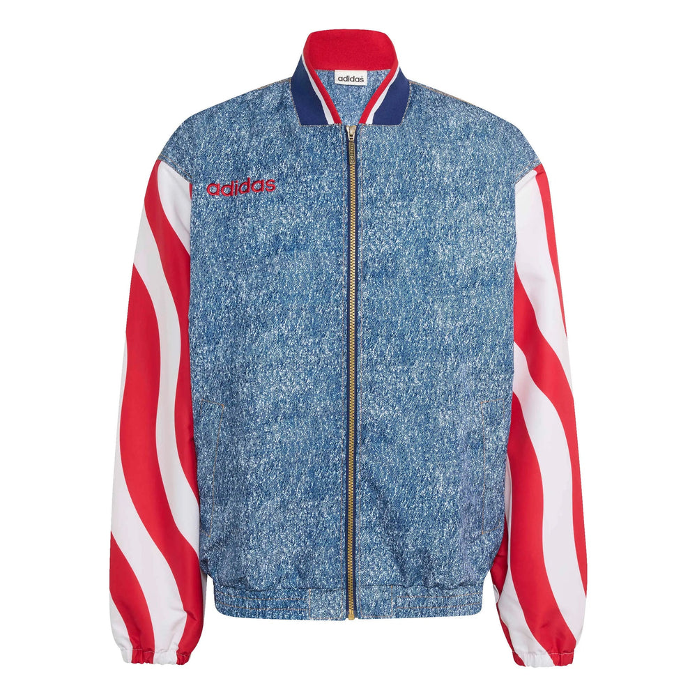 USA Men's Denim Graphic Track Top  / Adidas