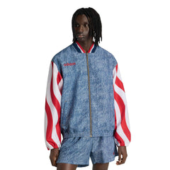 USA Men's Denim Graphic Track Top  / Adidas