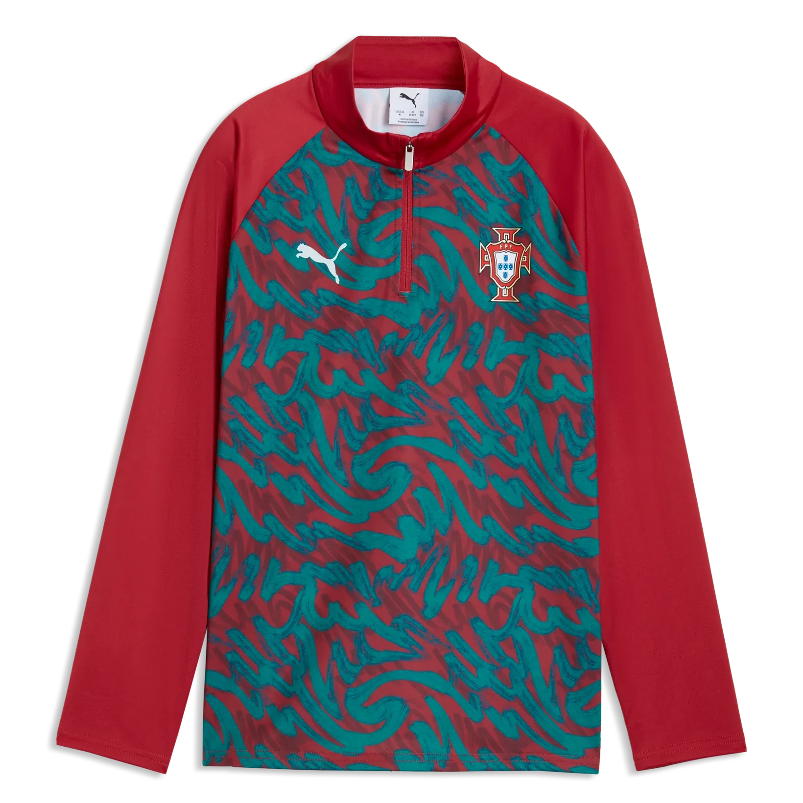 2026-27 Portugal Youth 1/4 Zip Pre-Match Top  / Puma