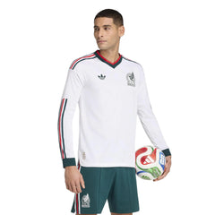 2026 Mexico Men's Authentic Away Long-Sleeve Soccer Jersey  / Adidas