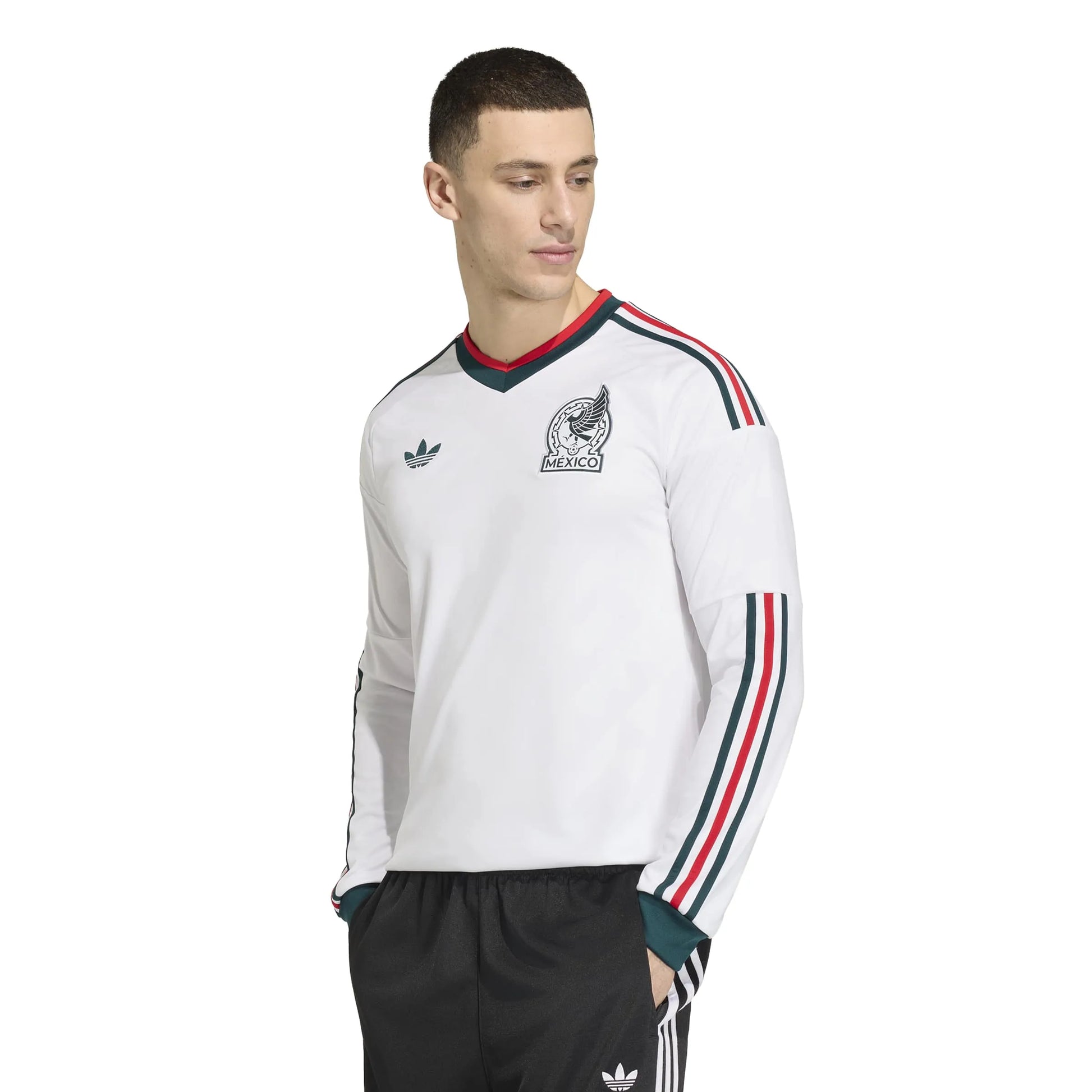 2026 Mexico Men's Stadium Away Long-Sleeve Soccer Jersey  / Adidas