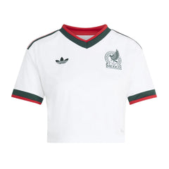 2026 Mexico Women's Stadium Away Cropped Soccer Jersey  / Adidas