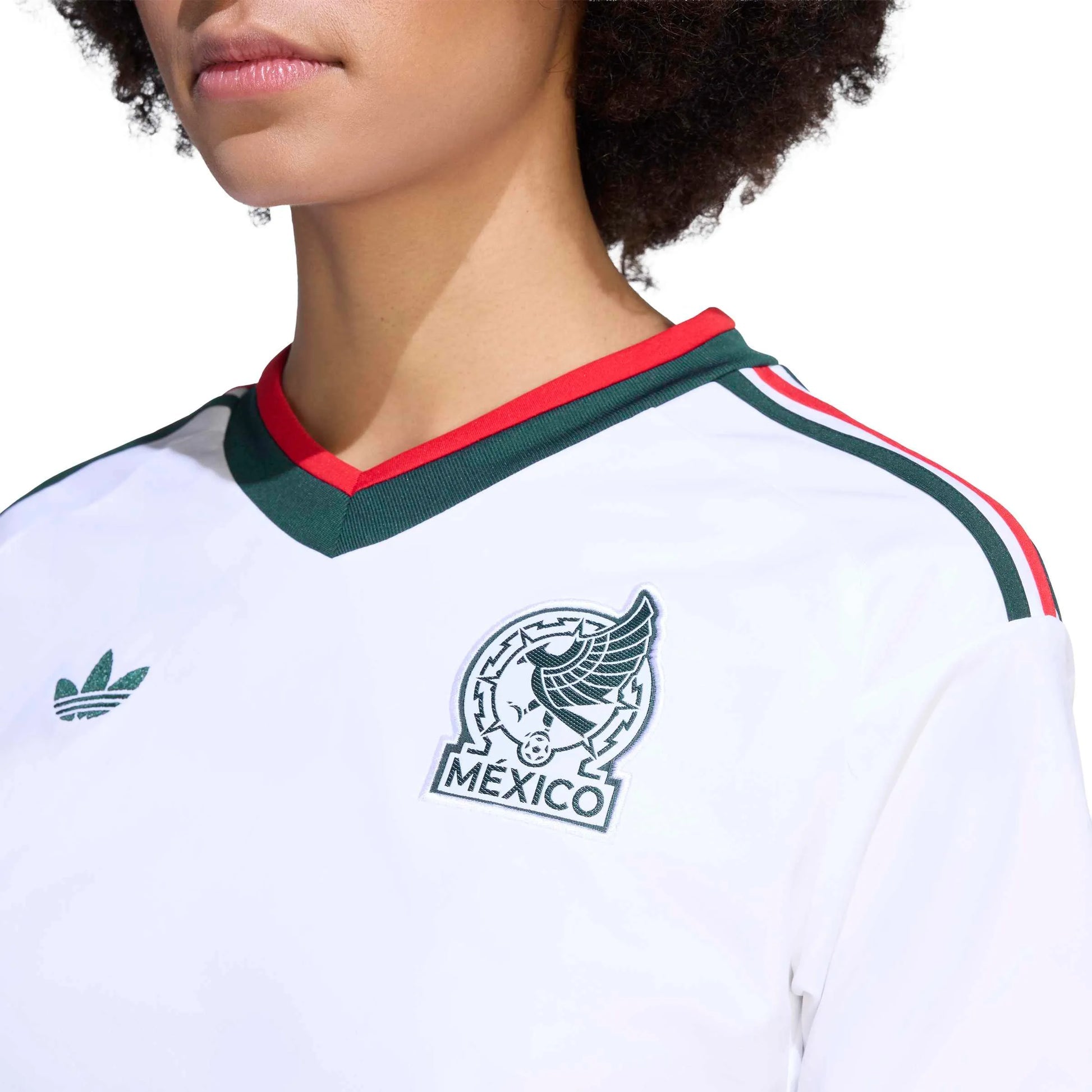 2026 Mexico Women's Stadium Away Cropped Soccer Jersey  / Adidas