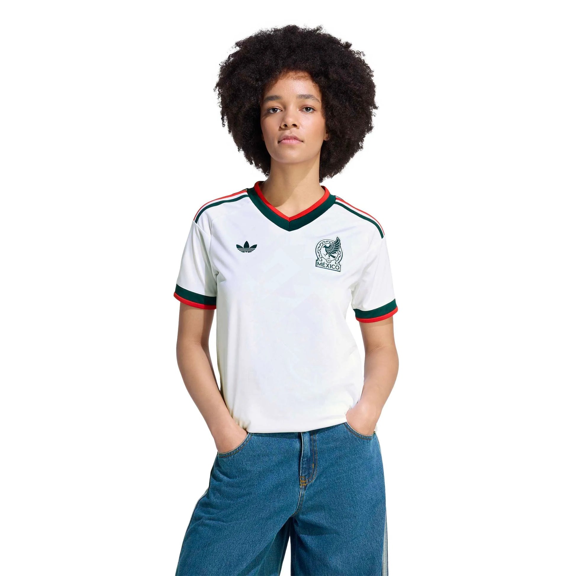 2026 Mexico Women's Stadium Away Soccer Jersey  / Adidas